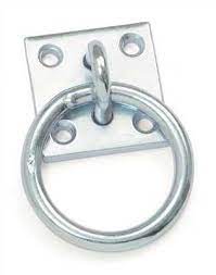 Shires Metal Tie Ring With Plate