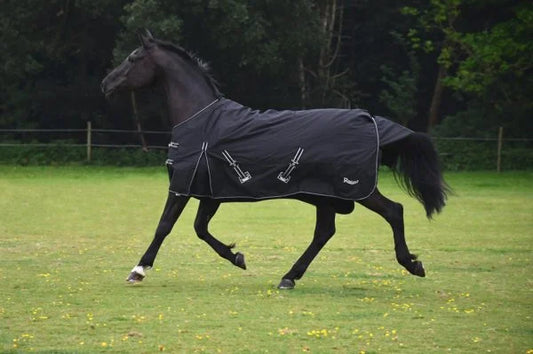 Rhinegold Torrent Lightweight Black Outdoor Rug