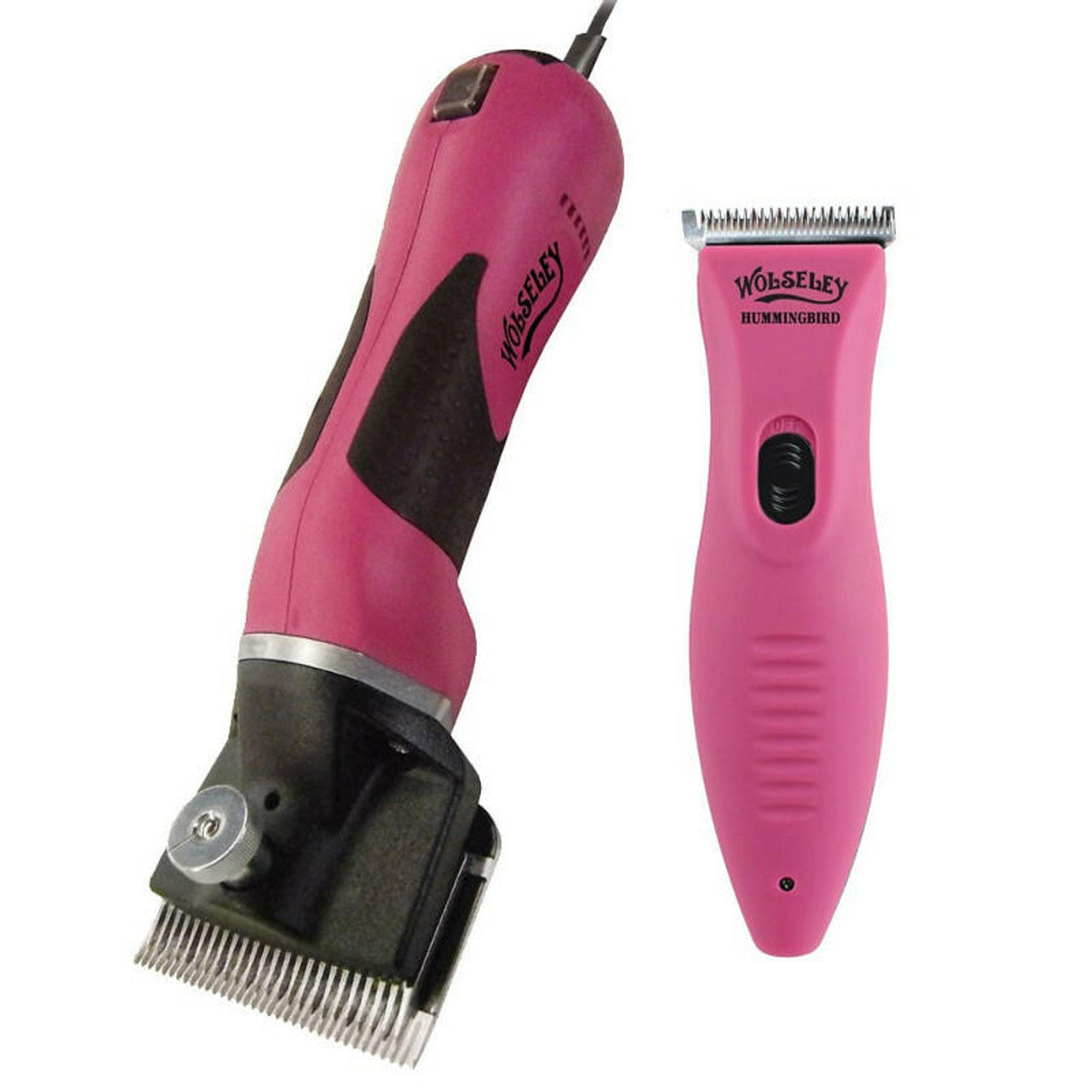 Wolseley Pink Lark Clippers With Black Hummingbird Trimmers