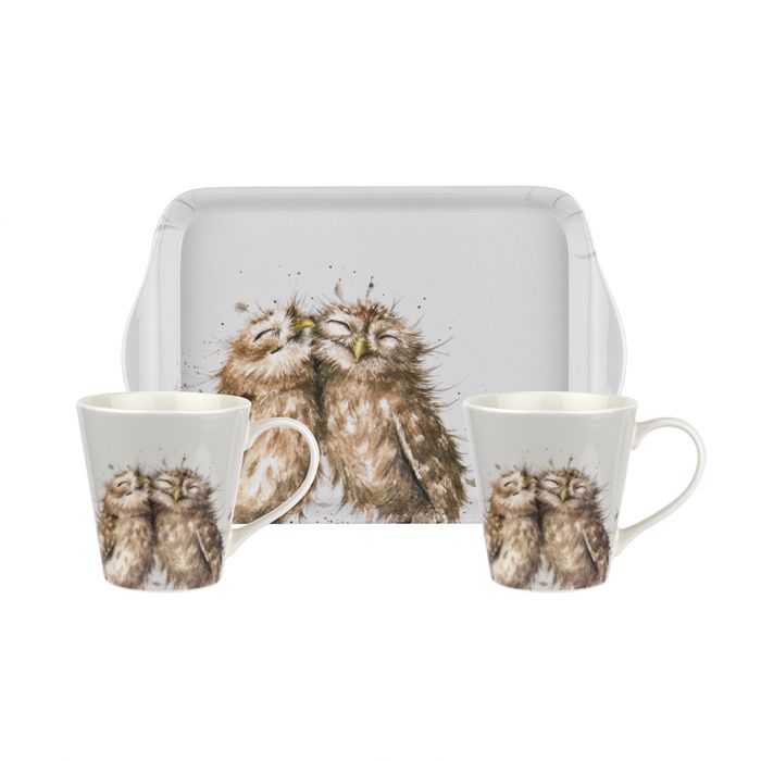 Wrendale Owl Mug & Tray Set